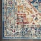 Homeroots 2 x 3 ft. Ivory & Light Blue Distressed Scatter Area Rug 385546 - alternate 2